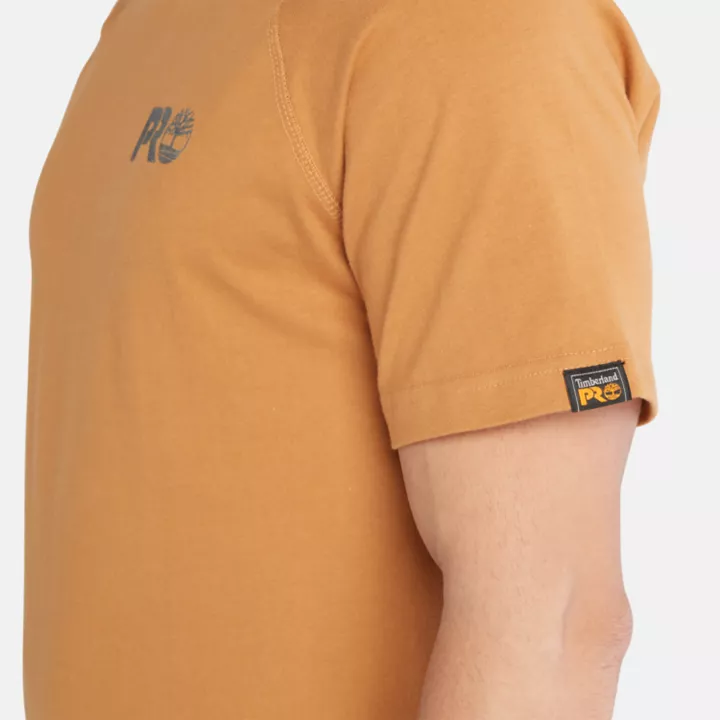 Timberland PRO Core Reflective Logo T-Shirt for Men in Dark Yellow