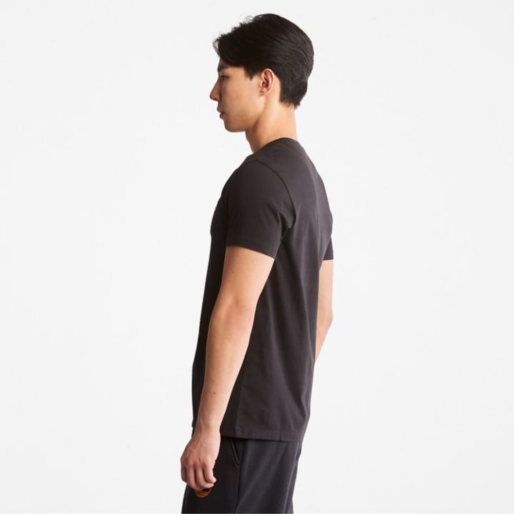 Dunstan River Slim-Fit T-Shirt for Men in Black