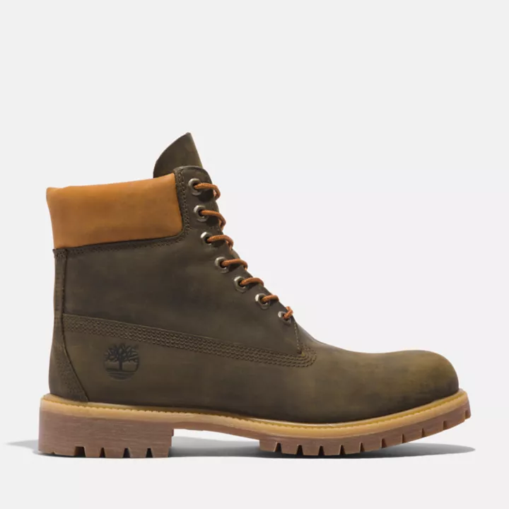 Timberland Premium 6 Inch Boot for Men in Dark Green