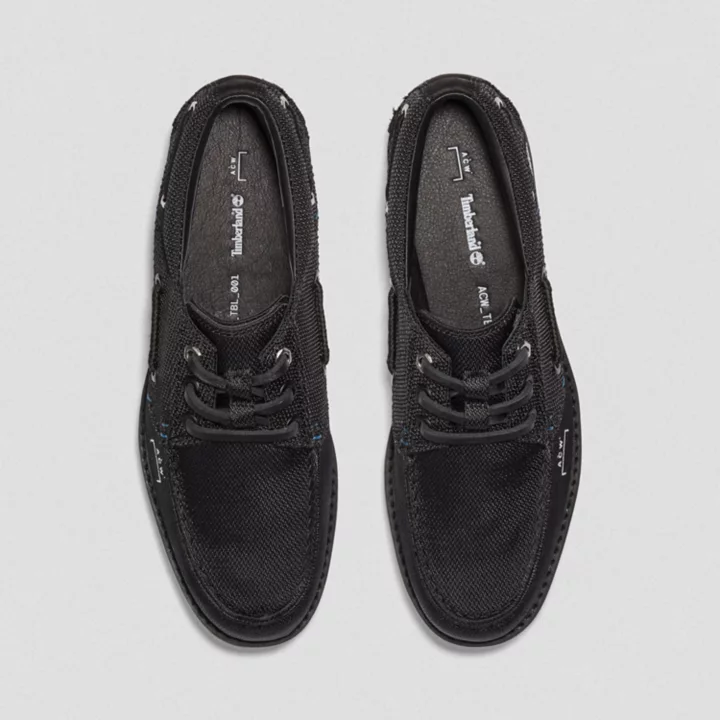Timberland x A-COLD-WALL* Future73 3-Eye Handsewn Boat Shoe for Women in Black