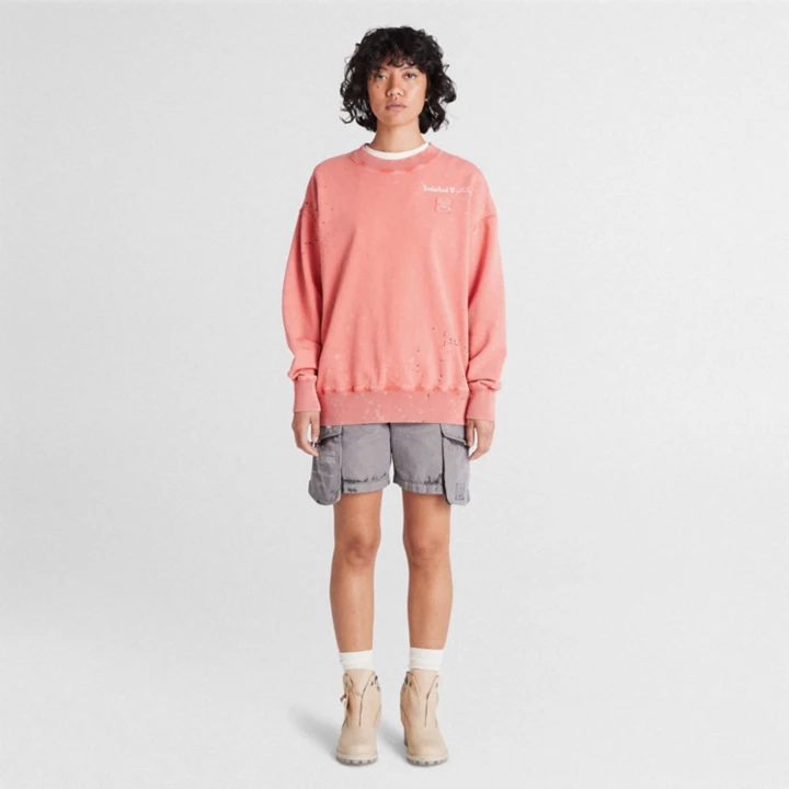 All Gender Timberland x A-COLD-WALL* Future73 Crewneck Sweatshirt in Orange