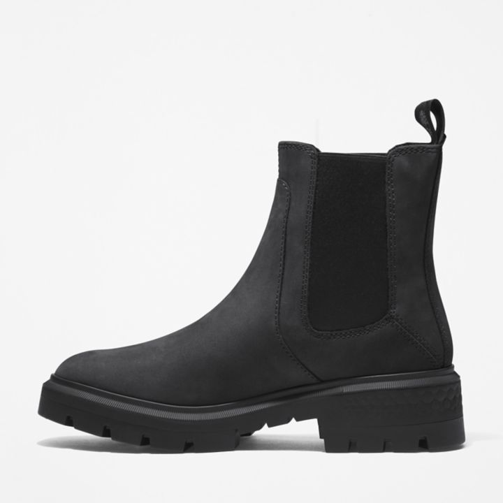 Cortina Valley Chelsea Boot for Women in Black