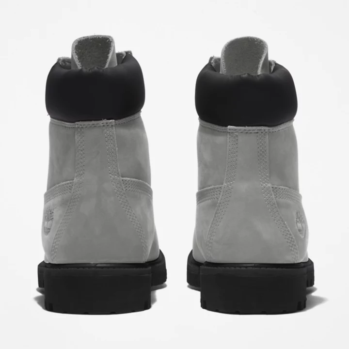 Bottine 6-inch Timberland Premium pour homme en gris/rouge