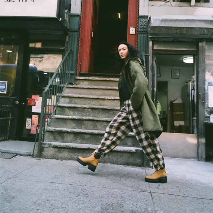 Fishtail Parka for Women in Green