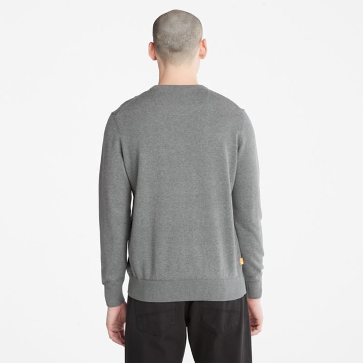 Williams River Crewneck Jumper for Men in Dark Grey