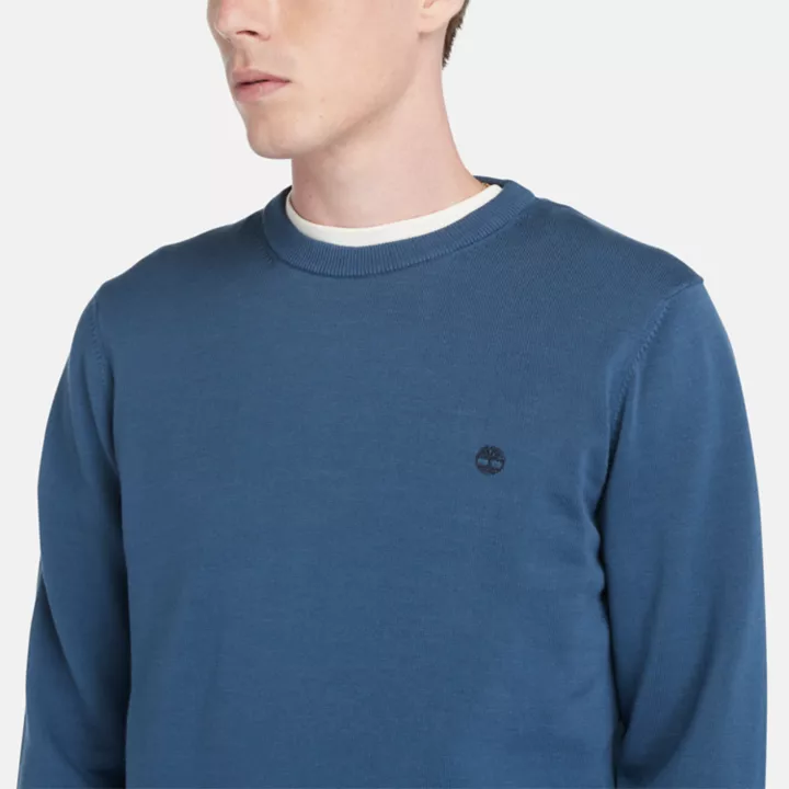 Williams River Crewneck Jumper for Men in Navy