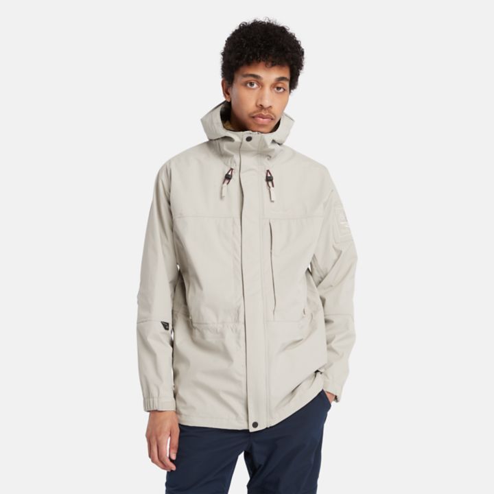 Waterproof Outdoor Parka for Men in Beige