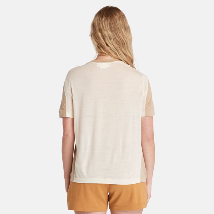 Timberland  x Icebreaker Merino ZoneKnit Tee for Women in Beige