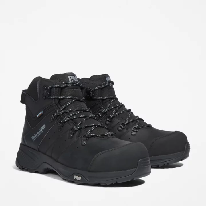 Switchback Composite-Toe Work Hiker for Men in Black