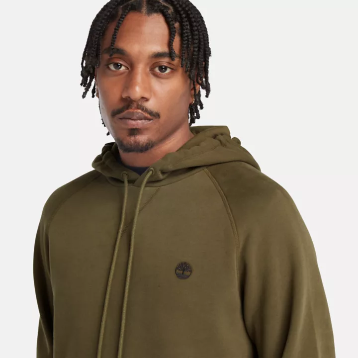 Exeter River Hoodie Sweatshirt for Men in Dark Green
