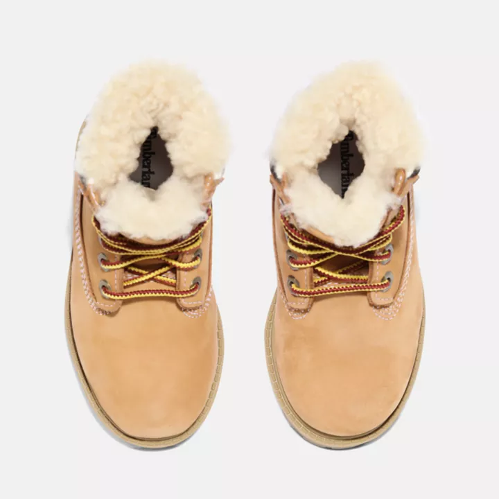 Timberland Premium 6 Inch Winter Boot for Toddler in Yellow