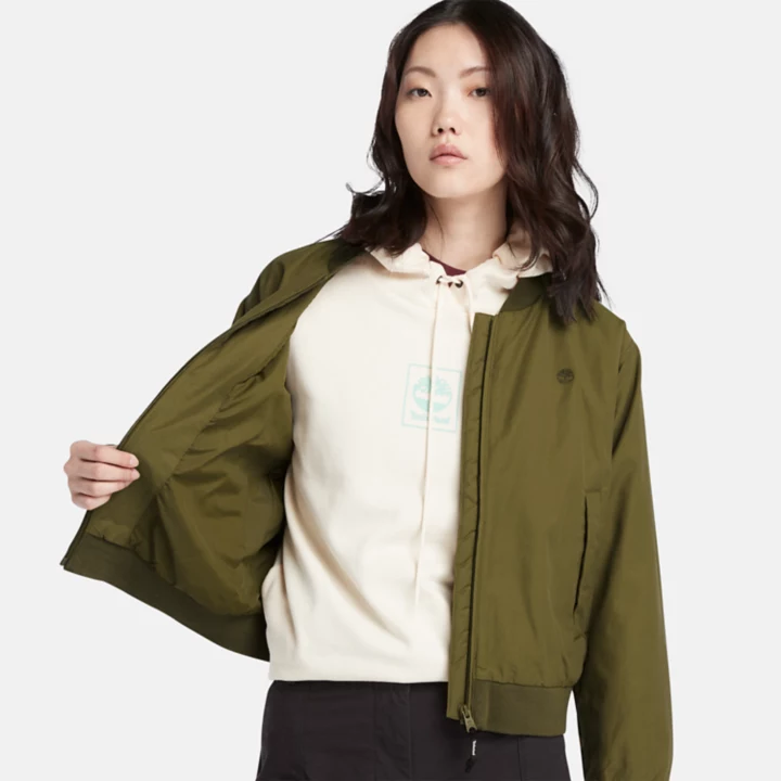 Bomber Jacket for Women in Green