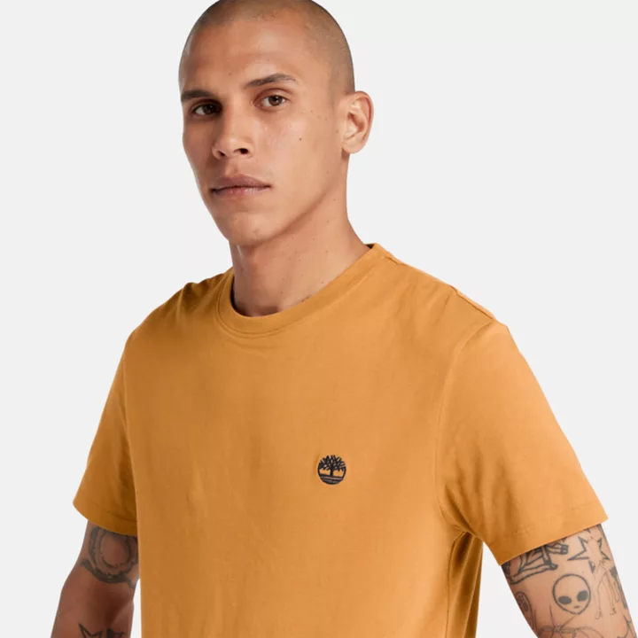 Dunstan River Slim-Fit T-Shirt for Men in Orange