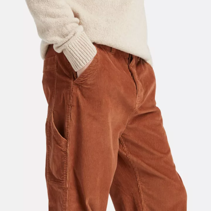 Rindge Carpenter Trousers for Men in Terracotta
