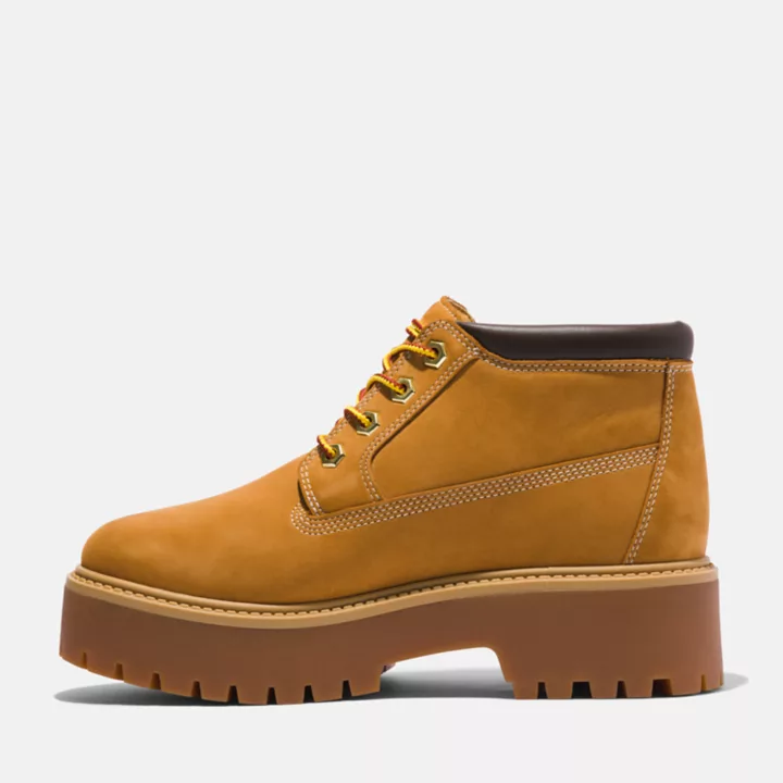 Stone Street Timberland Premium Platform Waterproof Chukka for Women in Yellow