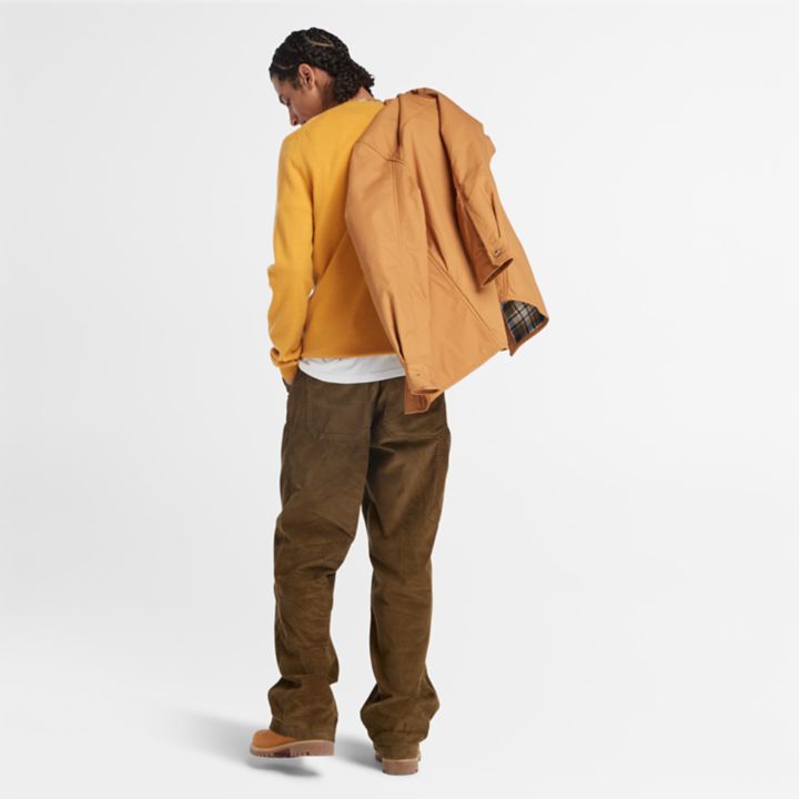 Cohas Brook Crewneck Jumper for Men in Yellow