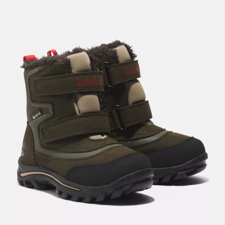 Chillberg Waterproof Winter Boot for Toddler in Dark Green