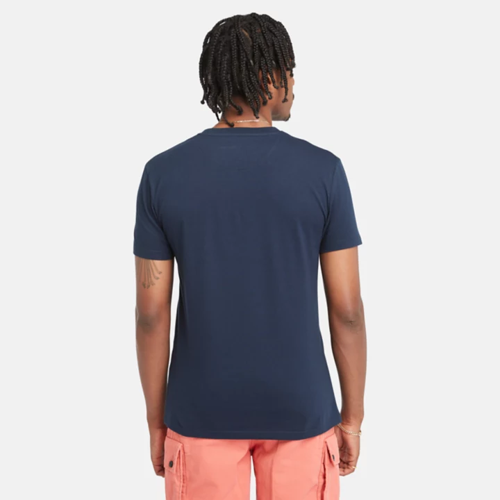 Dunstan River Slim-Fit T-Shirt for Men in Navy