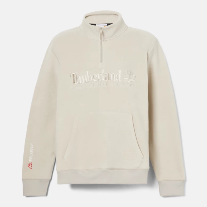 Polartec 200 Series Half-zip Fleece for Men in Grey