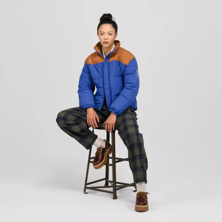 Mountain Welsh Puffer Jacket for Women in Blue