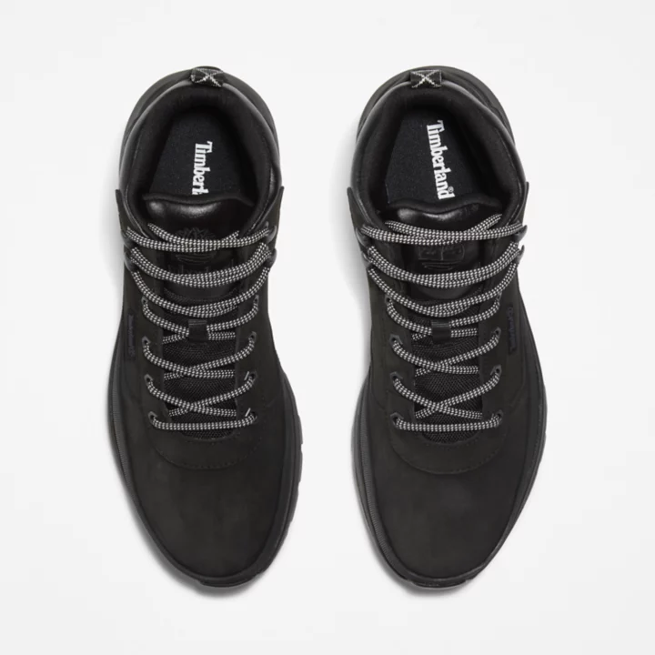 Field Trekker Hiking Boot for Men in Monochrome Black