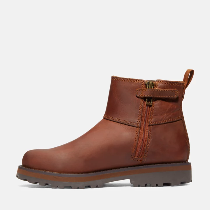 Courma Kid Chelsea Boot for Youth in Brown