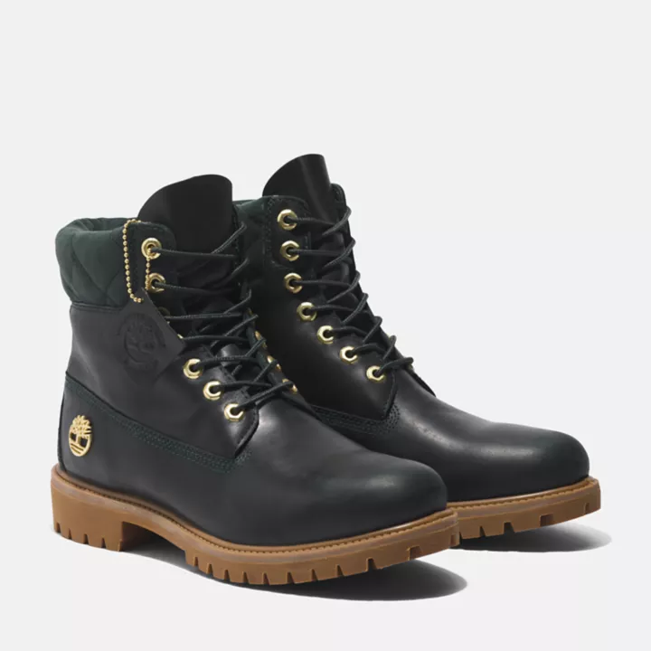 Timberland Premium 6 Inch Boot for Men in Black/Green
