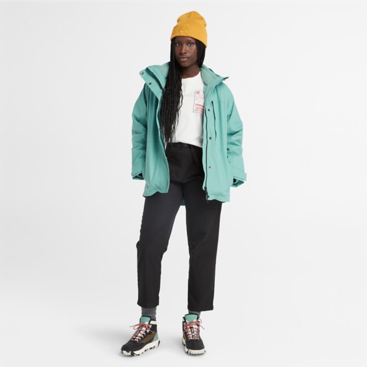 Durable Water-Repellent Trousers for Women in Black