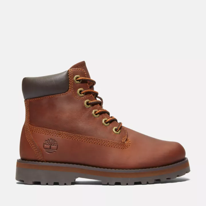 Courma 6 Inch Side-Zip Boot for Youth in Brown