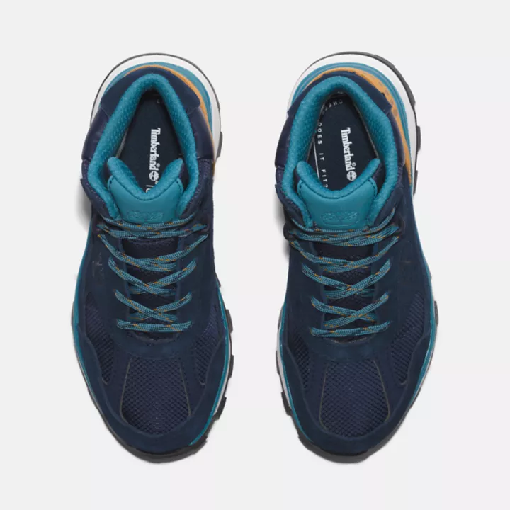 Trail Trekker Waterproof Hiking Boot for Junior in Navy