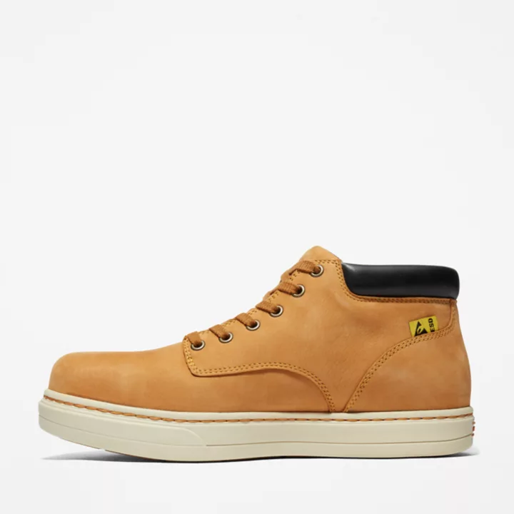 Timberland PRO Disruptor Steel-toe Chukka Work Boot for Men in Yellow