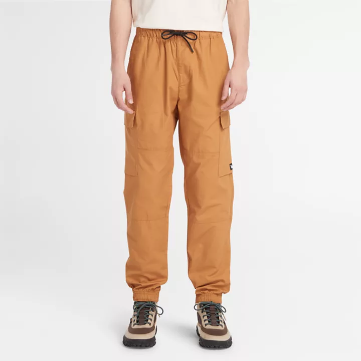 Utility Cargo Jogger for Men in Orange