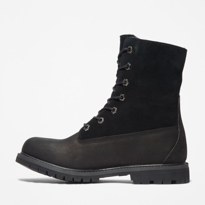 Timberland Authentics Waterproof Roll-Top Boot for Women in Black