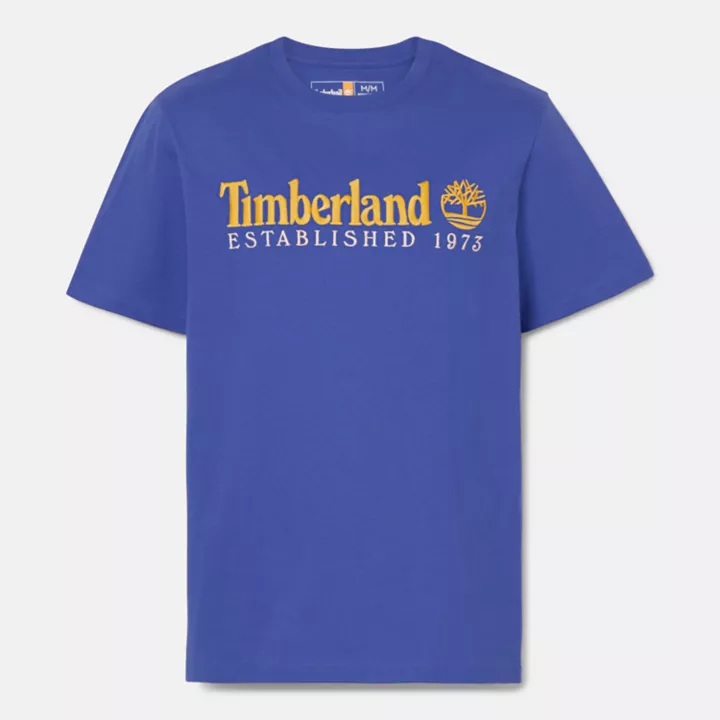 Est. 1973 Crew T-Shirt for Men in Blue