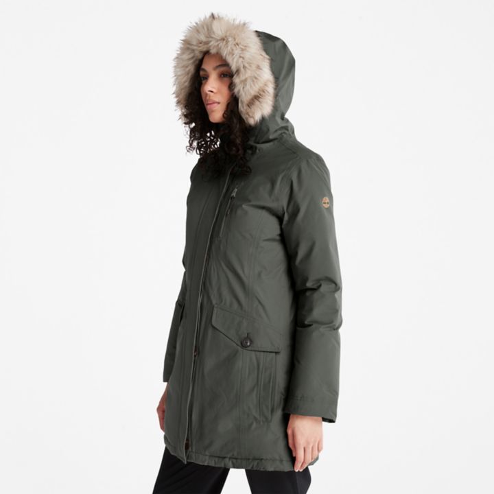 DryVent Waterproof Parka for Women in Green