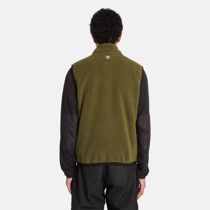 Outdoor Archive Polartec 200 Series Fleece Vest for Men in Green