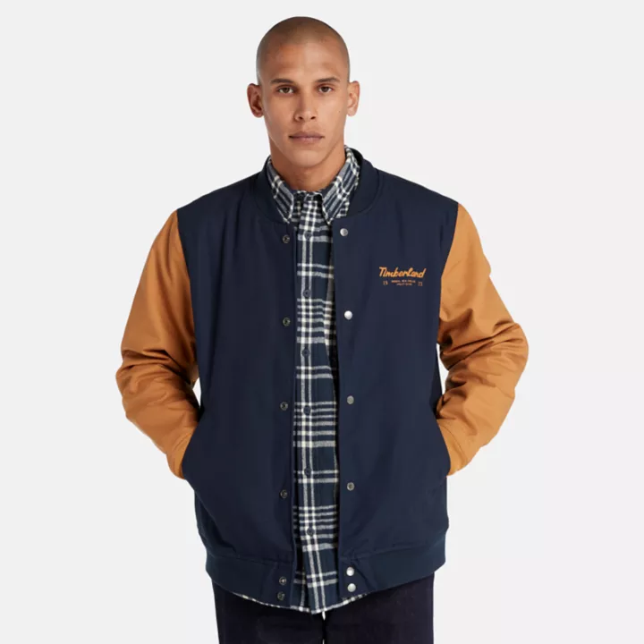 Utility Bomber for Men in Navy