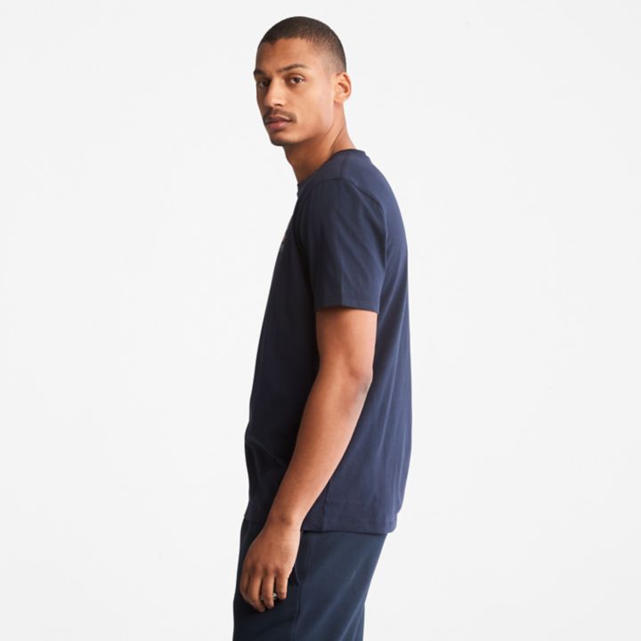 Wind, Water, Earth, and Sky T-Shirt for Men in Navy