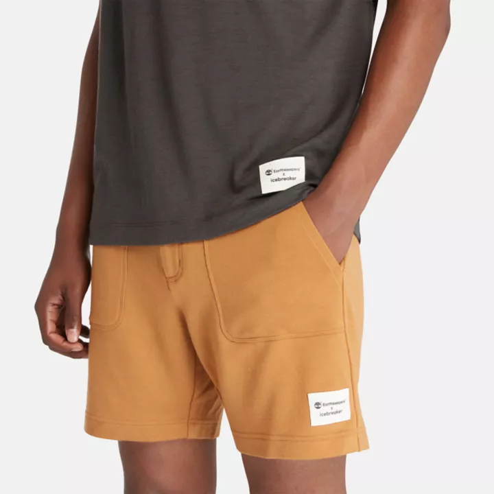 Timberland x Icebreaker Merino ZoneKnit Tee for Men in Dark Grey