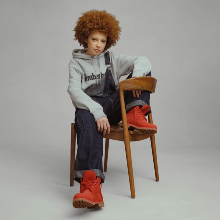 Timberland 50th Edition Premium 6-Inch Waterproof Boot for Women in Red