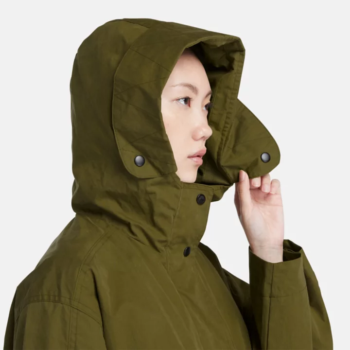 Fishtail Parka for Women in Green