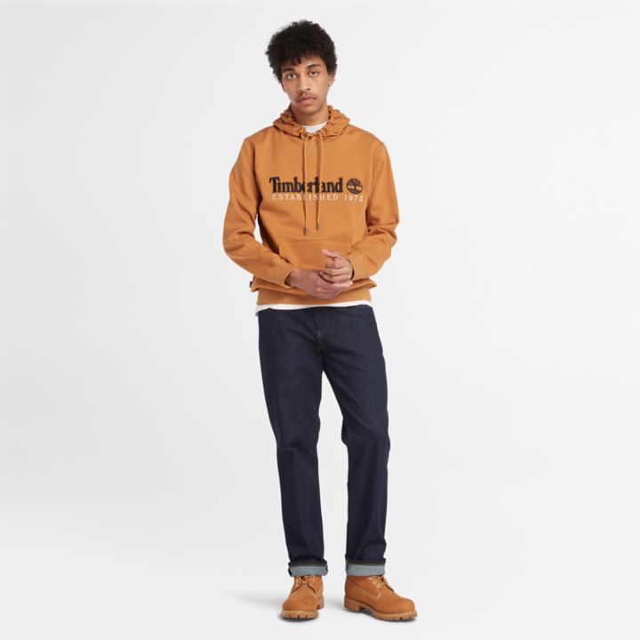 50th Anniversary Hoodie for Men in Orange