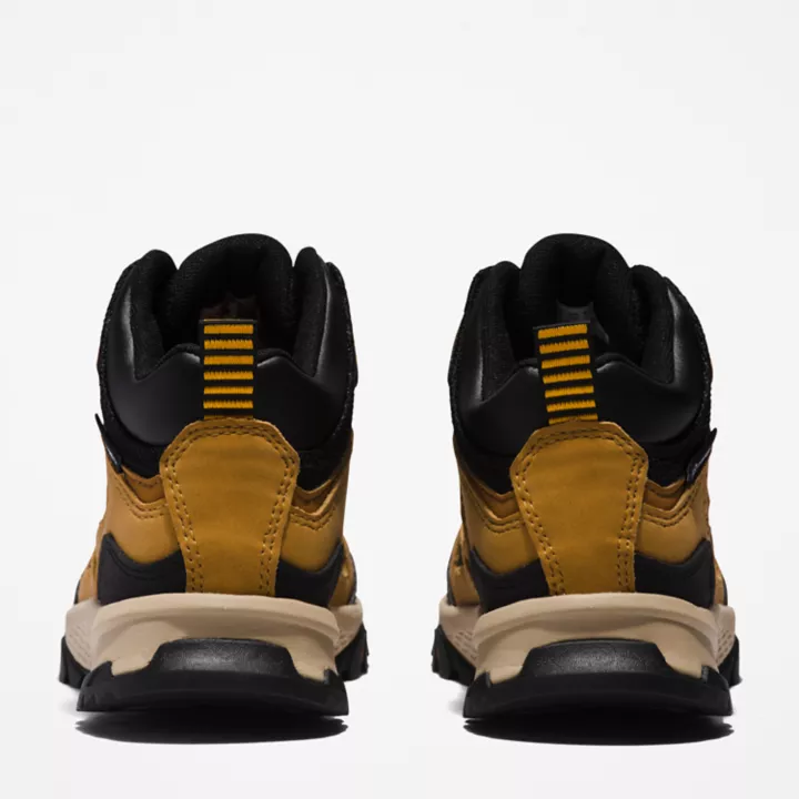 Lincoln Peak Waterproof Hiking Boot for Youth in Yellow