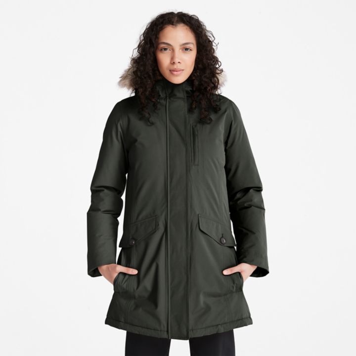 DryVent Waterproof Parka for Women in Green