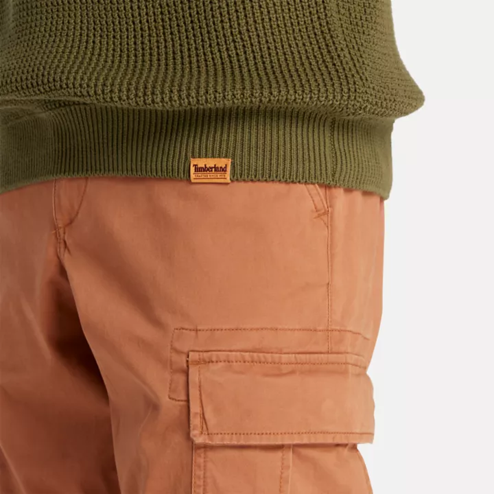 Tuck Crewneck Jumper for Men in Green