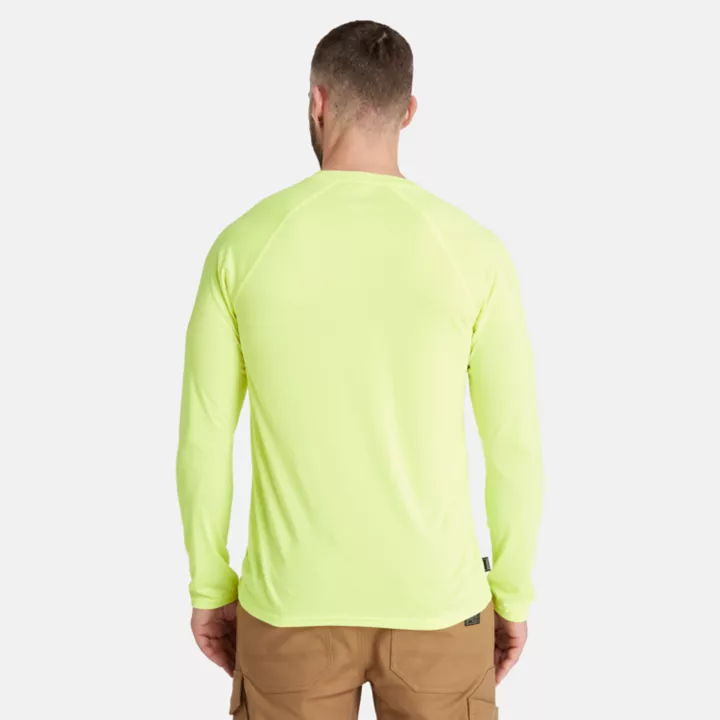 Timberland PRO Wicking Good Sport LS T-Shirt for Men in Yellow
