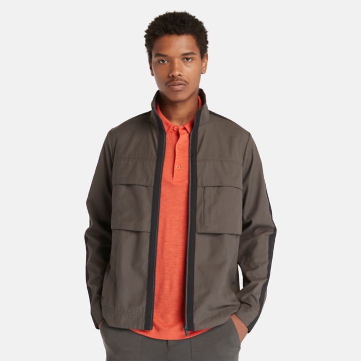 Timberland x Icebreaker Merino Cotton Jacket for Men in Dark Grey