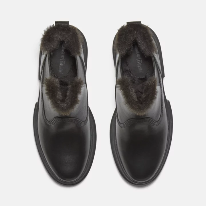 Everleigh Warm Lined Chelsea Boot for Women in Black