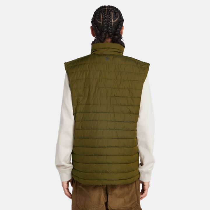 Axis Peak Water-Repellent Packable Gilet for Men in Green
