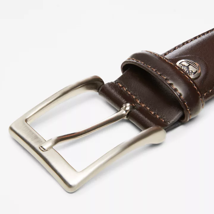 Classic Leather Belt for Men in Brown